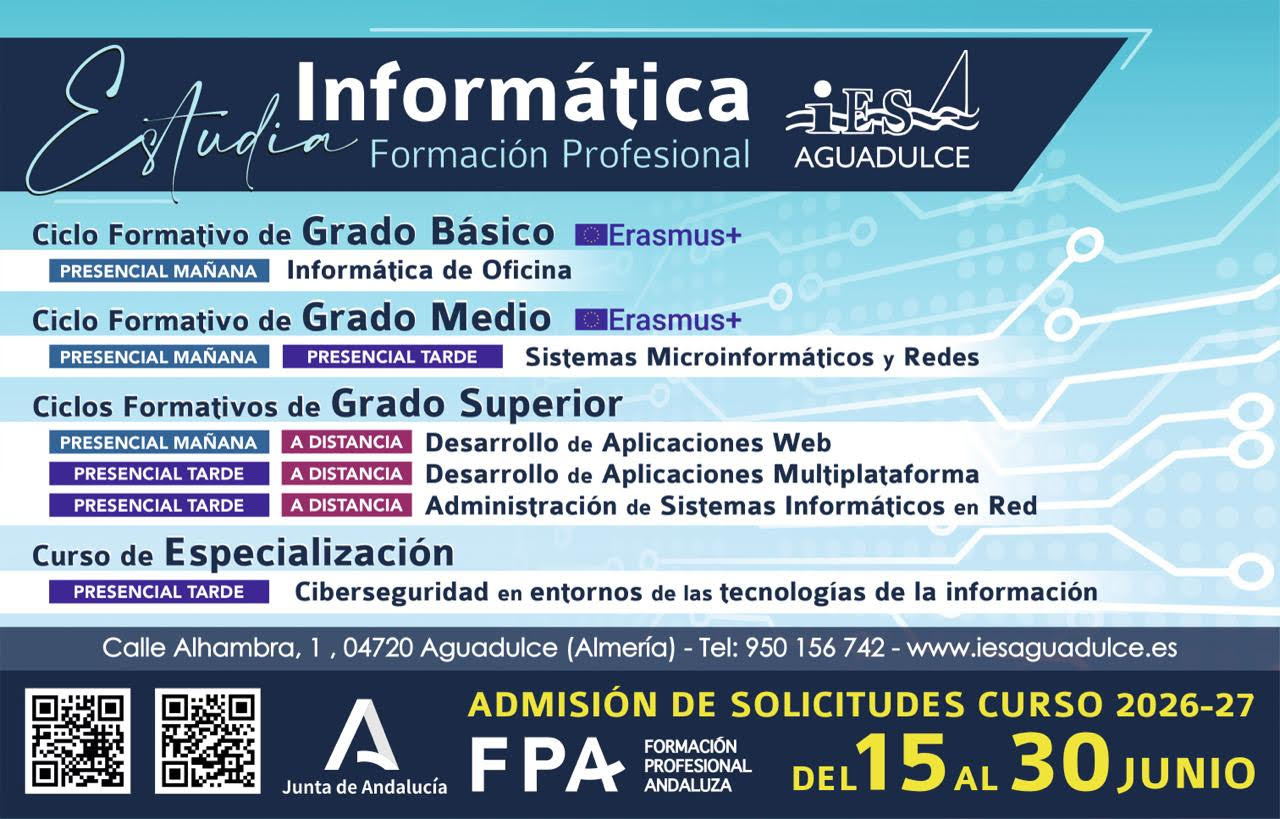 Oferta Educativa Informática 2026_27